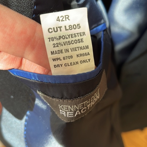 Kenneth Cole men’s jacket in navy blue - Picture 6 of 6